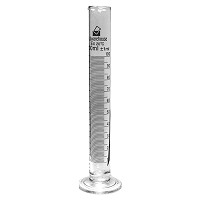 Glass Measuring Cylinder Round Base Economy - 1000mL