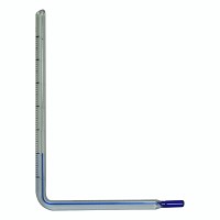 Glass Thermometer Replacement Tube for 90° Angle V-Line 150mm